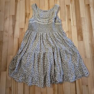 Floral Sleeveless Dress Lucky Brand Size Small Boho